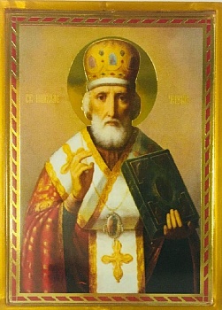 Икона с подставкой "Св. Николай Чудотворец"